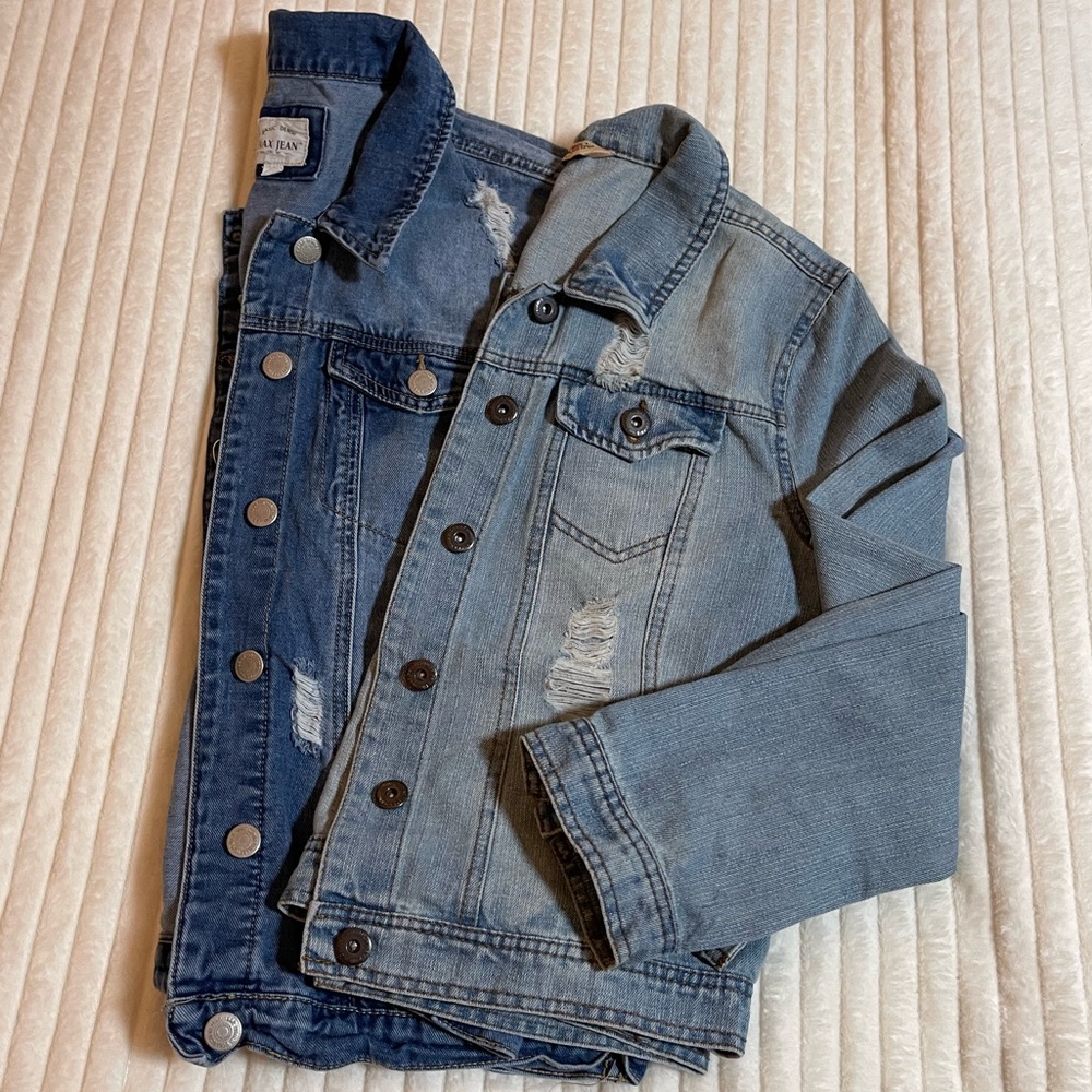 Distressed Denim Jacket | Bundle
